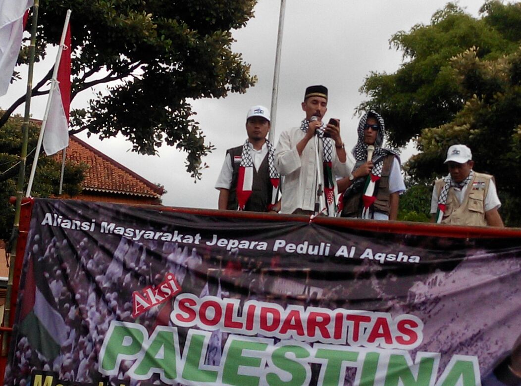 Aksi Solidaritas Palestina dari Jepara